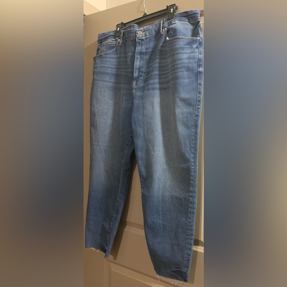 Good American x Calik Denim Always Fits Good Legs Skinny Crop Fits sizes 28W-32W - Picture 3 of 14